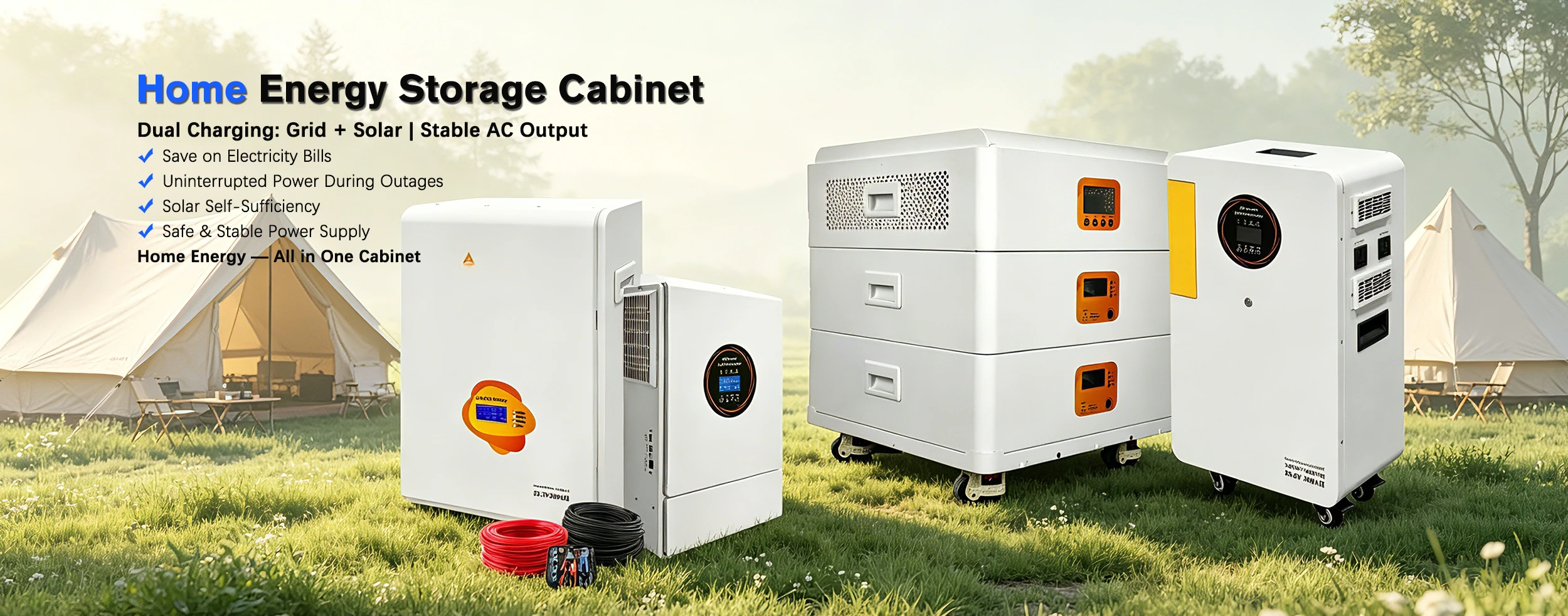 Durable Home Energy Storage Cabinet