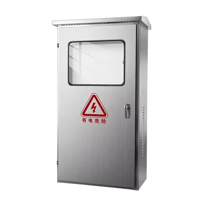 Double Door Floor-Standing Power Distribution Cabinet Enclosure