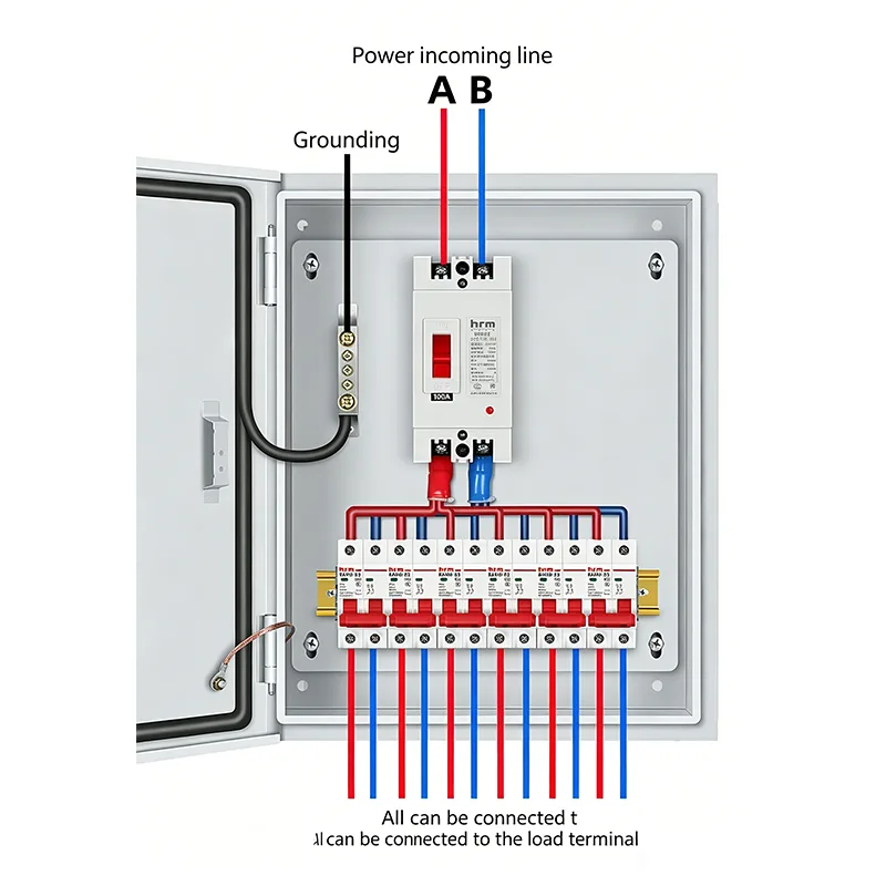 Wall-Mounted Lighting Distribution Box